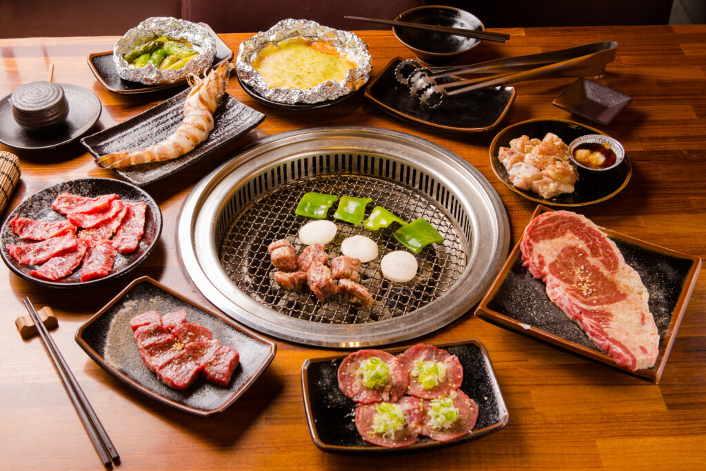 台中燒烤推薦，長月燒肉炭火料理酒亭餐點