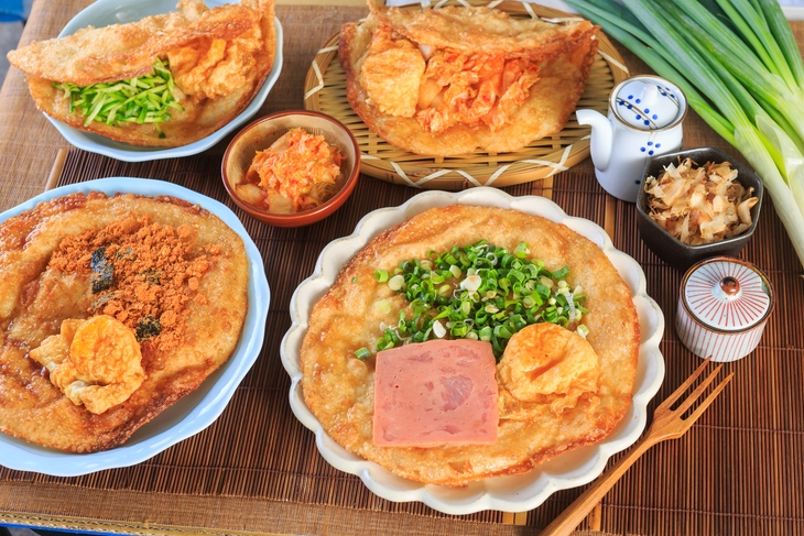 台中小吃推薦，花蓮炸彈蔥油餅
