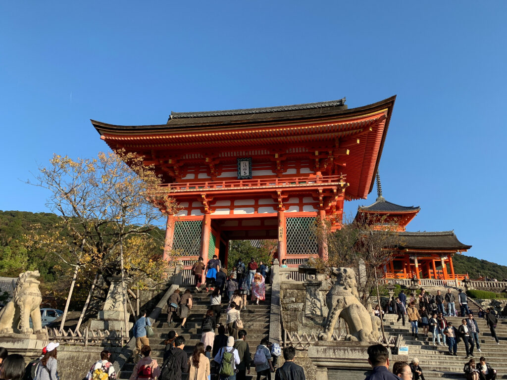 日本京都親子景點清水寺仁王門