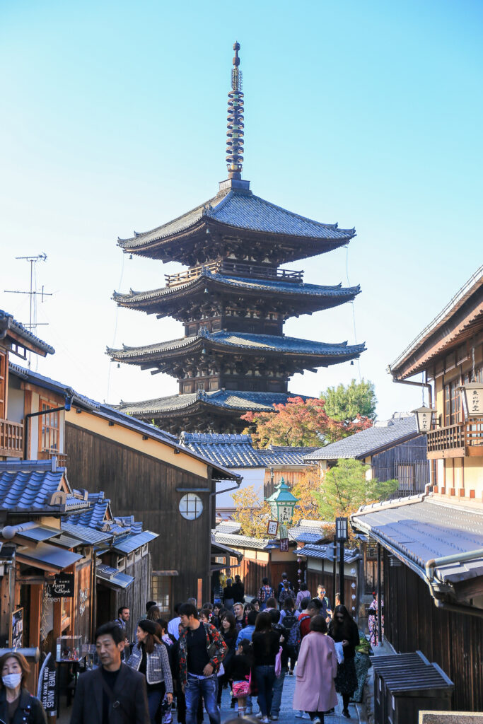 日本京都親子景點清水寺周邊法觀寺八坂塔