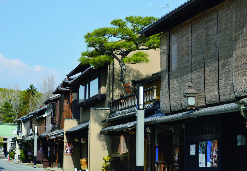 京都金閣寺周邊街道