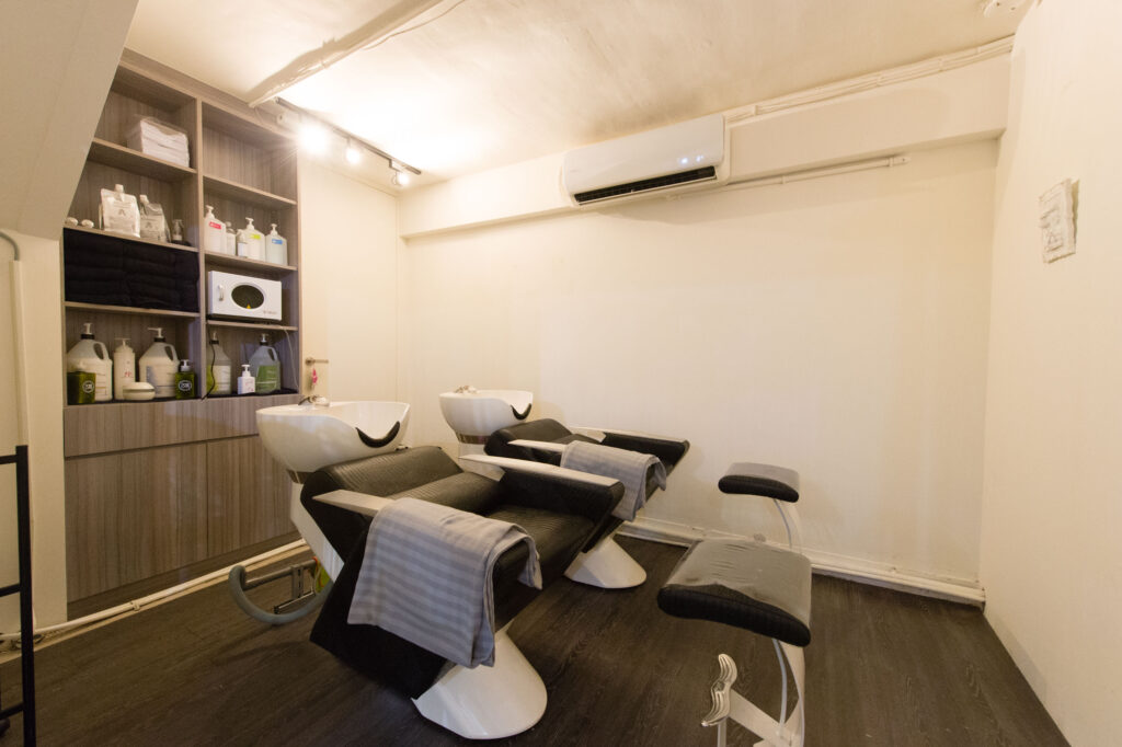 燙髮流行2020髮廊推薦,3E Hair Salon洗頭區