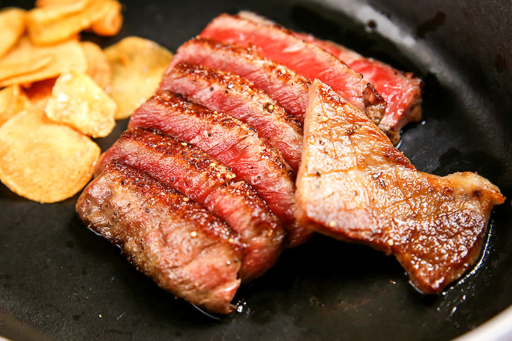 高級鐵板燒推薦，犇牛肉食堂美國Prime沙朗牛排