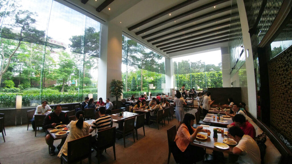 台北晶華酒店柏麗廳用餐區