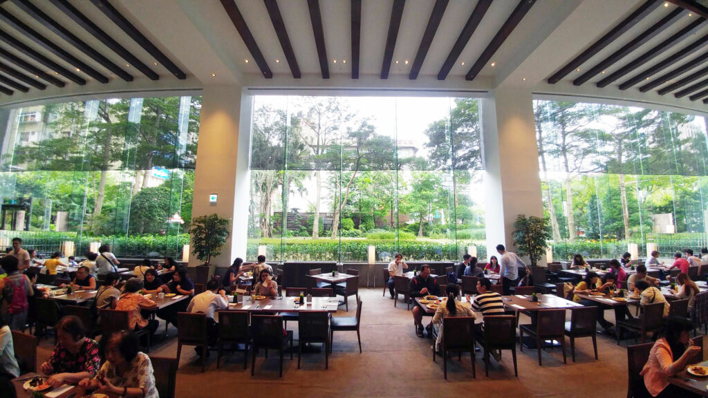 台北晶華酒店柏麗廳用餐區