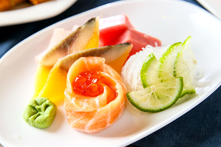 台北飯店buffet推薦,凱達大飯店百宴自助餐生魚片
