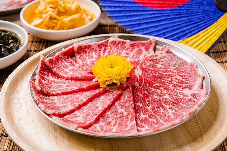 台中韓式料理推薦，五花肉KR燒肉肉盤
