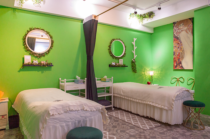 台北精油按摩推薦，W+ spa GARDEN擺設