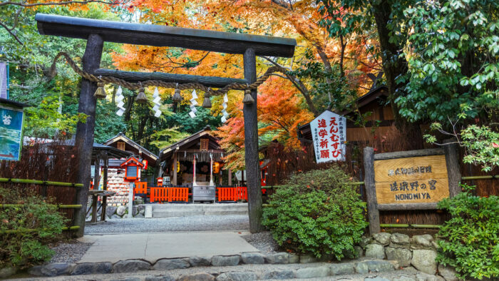 日本嵐山旅遊，野宮神社