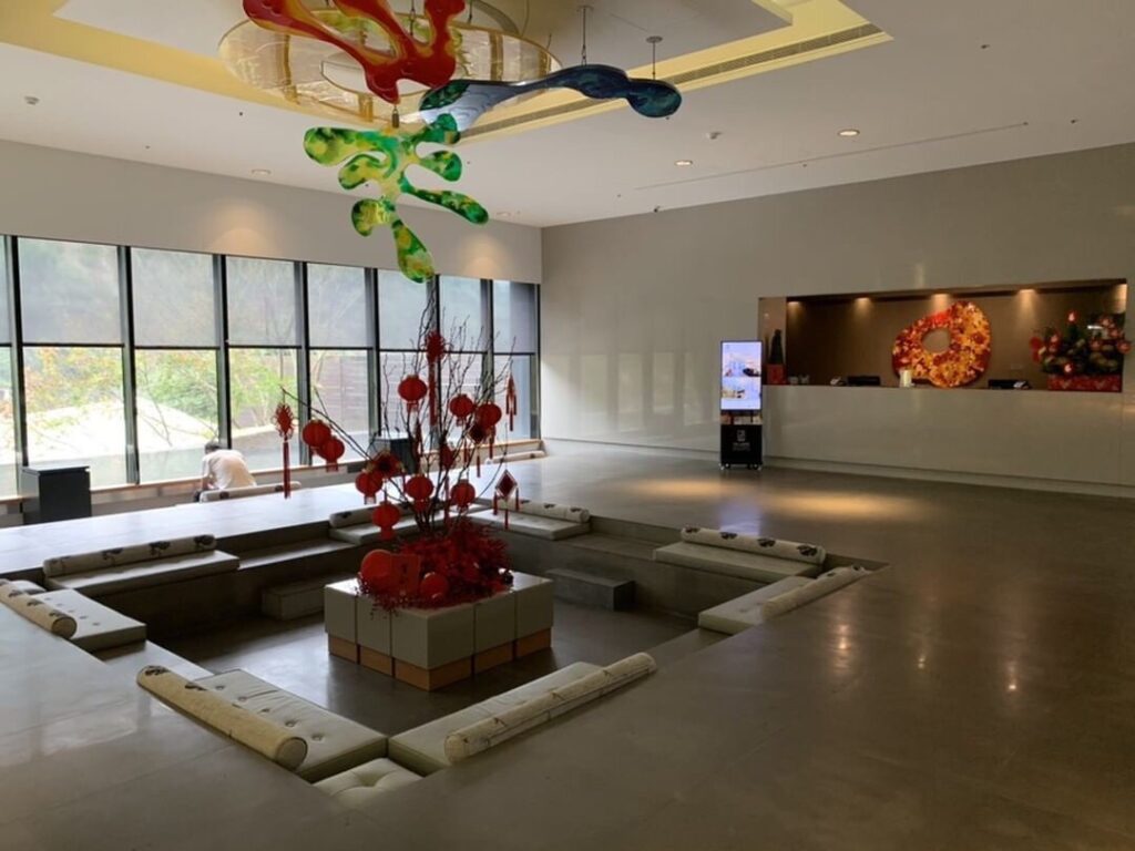 烏來溫泉推薦，璞石麗緻溫泉會館大廳
