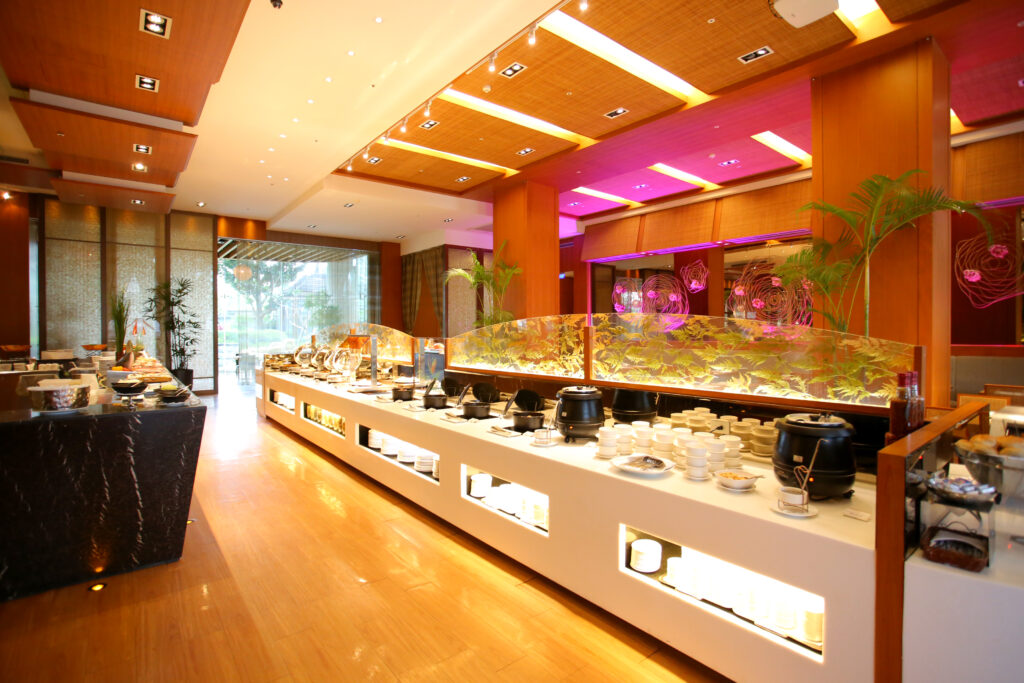 美麗信花園酒店雨林餐廳取餐區
