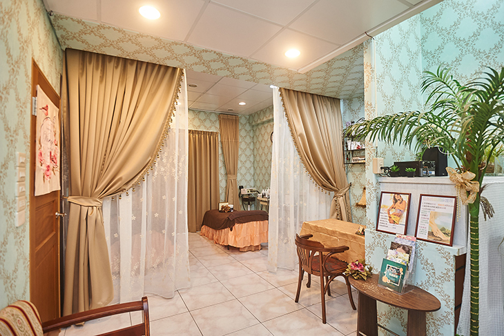 高雄美白店家推薦，悅姿登美妍spa擺設