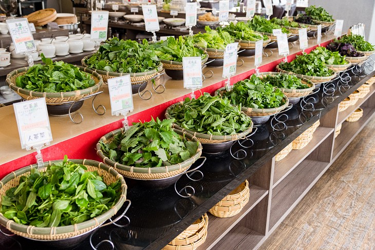 2019高雄餐廳熱銷推薦,百岳神農宴蔬菜