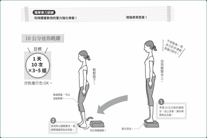 在家運動 10公分迷你跳躍