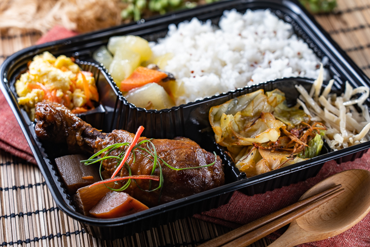 台中外帶美食推薦,玖零後精緻餐盒專賣店照燒滷雞腿便當