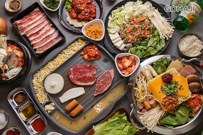 木槿花韓式食堂+鐵盤烤肉雙人套餐