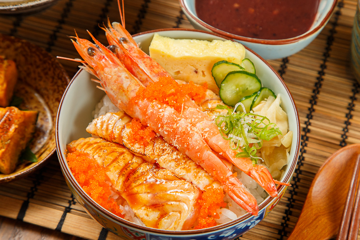 台中 外帶美食 推薦,米野木海鮮丼炙鮭魚鮮蝦丼飯