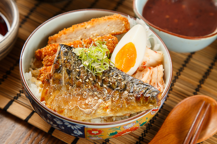 台中 外帶美食 推薦,米野木海鮮丼炸豬排鯖魚丼飯