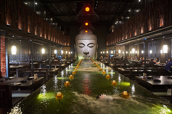 2019高雄餐廳熱銷推薦,天水玥秘境鍋物殿用餐空間