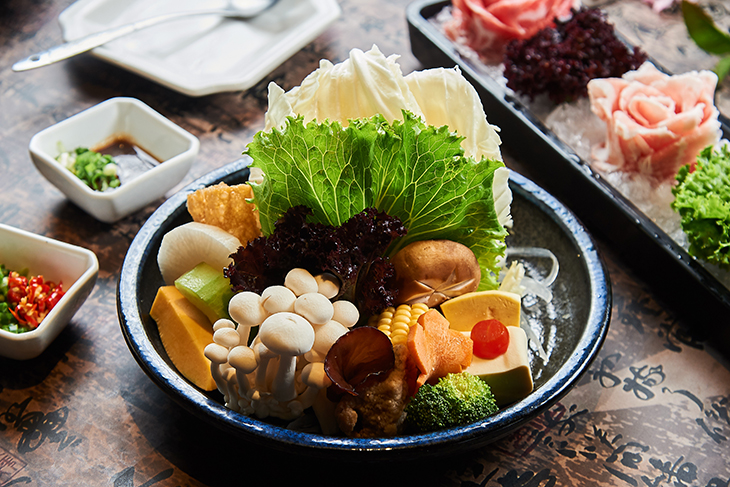 2019 高雄餐廳 熱銷推薦,天水玥秘境鍋物殿蔬菜盤