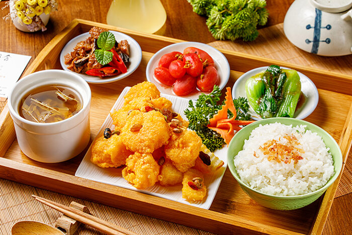 大同區美食 推薦,稻舍老屋餐廳的金沙蝦球客飯