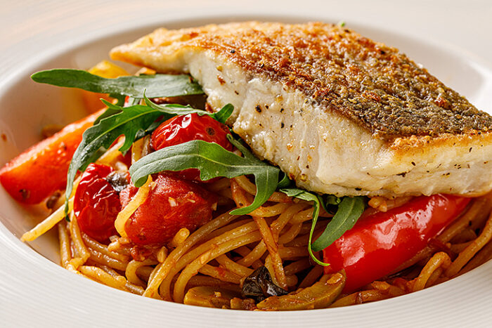 行天宮美食推薦，Osteria Toccare兔卡蕾的鱸魚煙花女麵