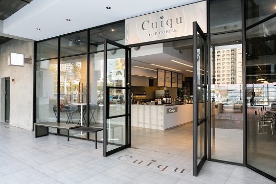 漂亮的咖啡店外觀