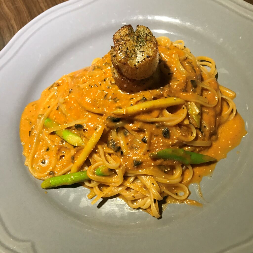 台北捷運美食推薦：Circle Pasta的明太子干貝義大利麵