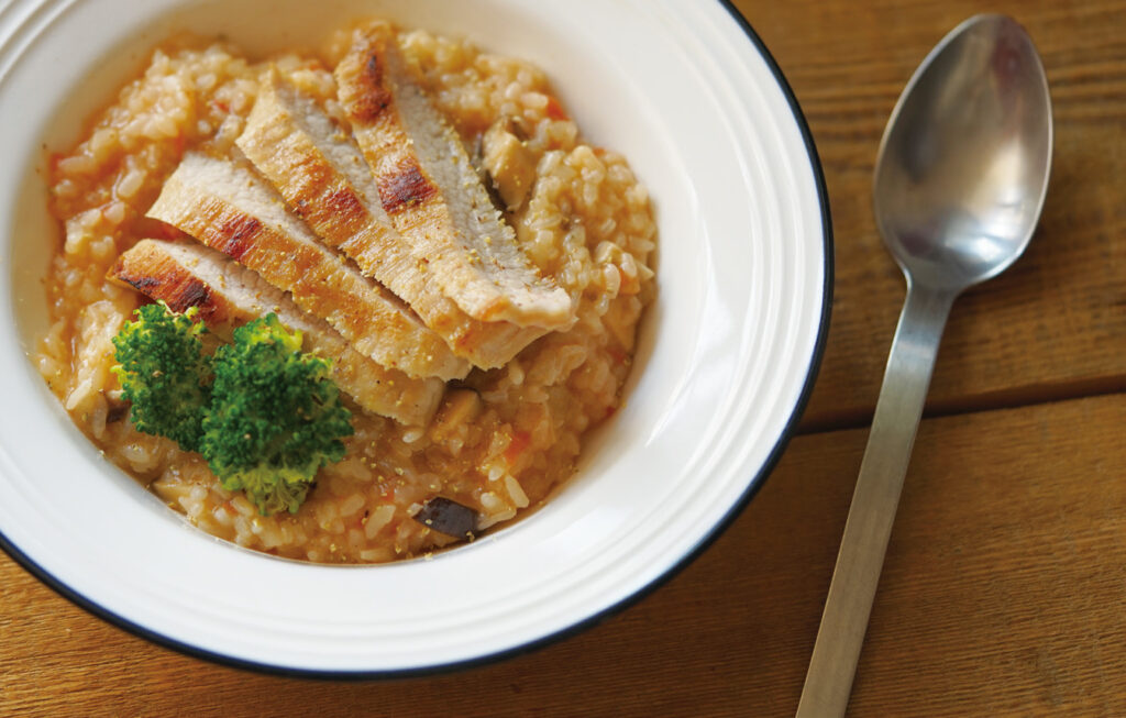 解決 挑食 的親子料理:豬頸肉燉飯