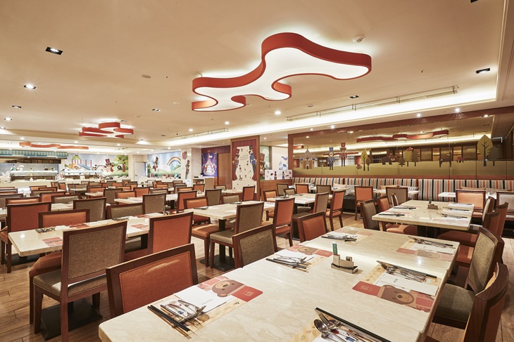 台北富信大飯店 樂廚自助餐廳裝潢