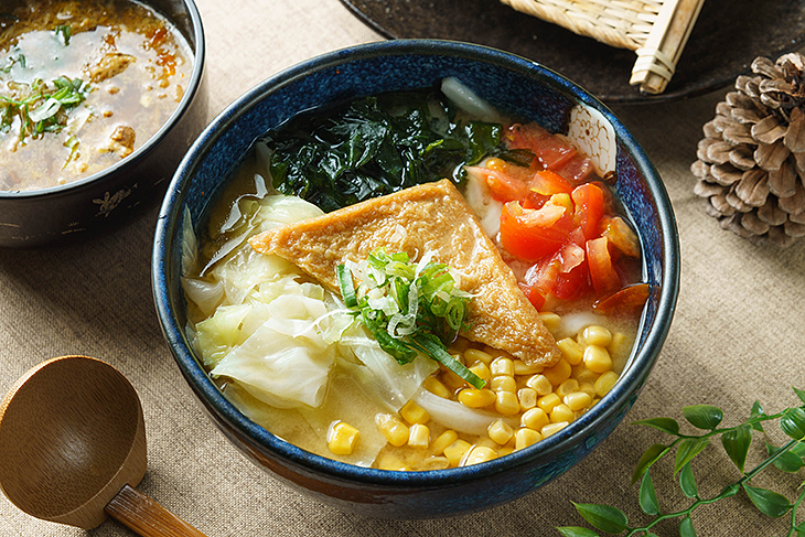 台北日本料理 推薦:銀河堂讚岐烏龍麵味噌蔬菜烏龍麵