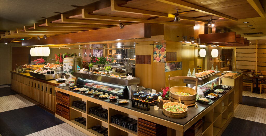 台北君悅酒店 彩日本料理取餐區