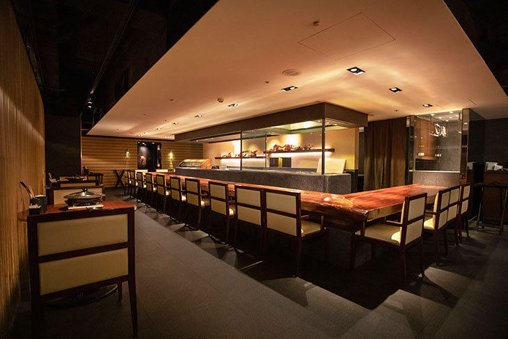 台北晶華酒店三燔本家用餐空間