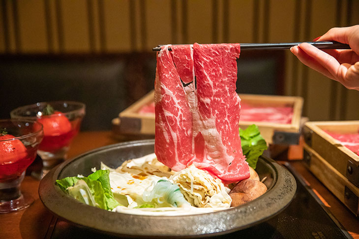 台北晶華酒店三燔本家美國牛肉