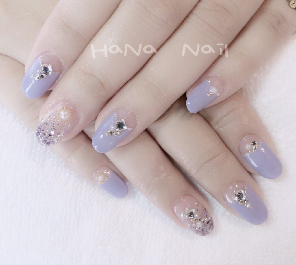 大安區美甲 推薦：HaNa Nail日式美甲沙龍法式美甲作品