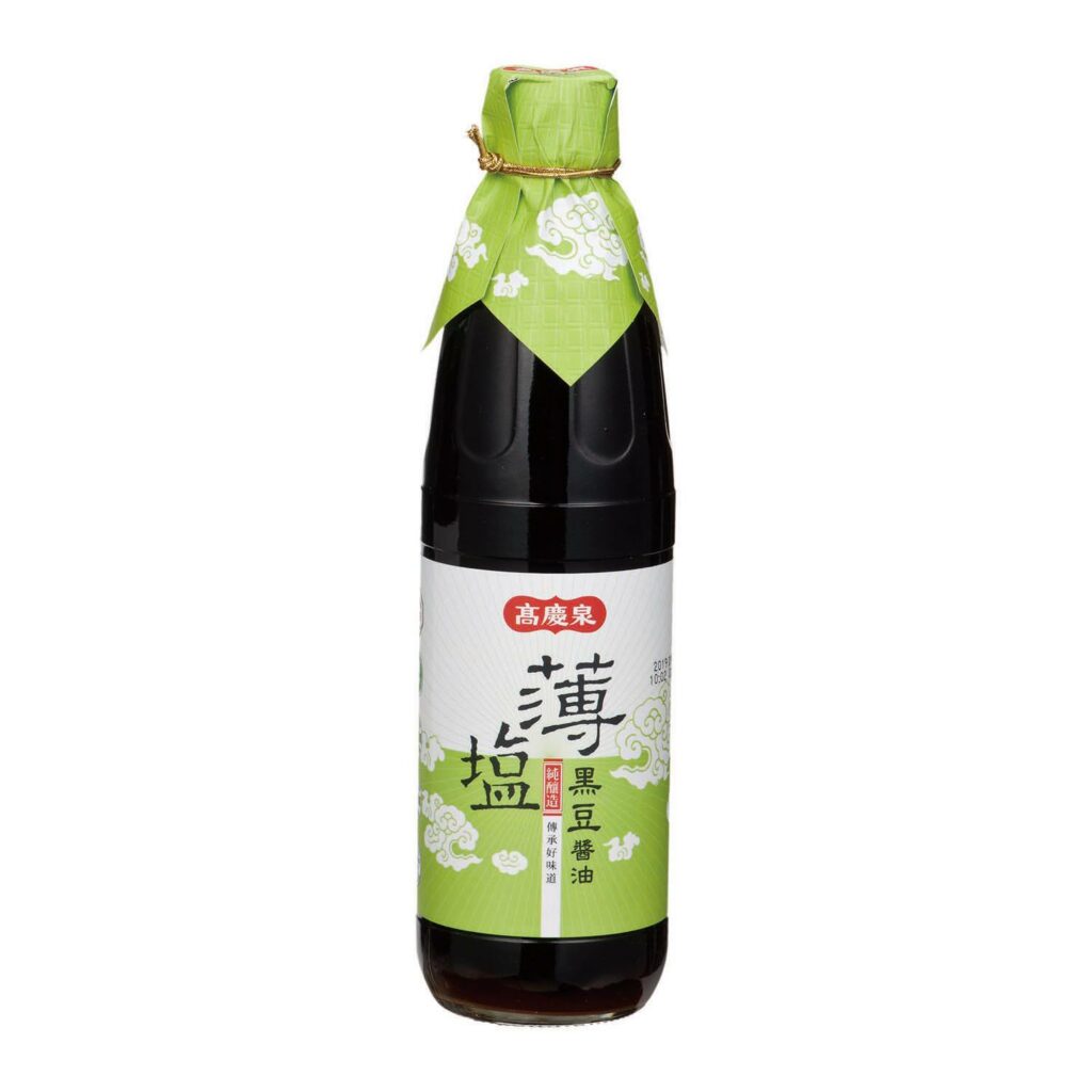 醬油 推薦:高慶泉薄鹽黑豆醬油