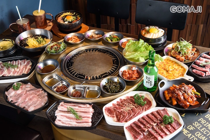 咚飽飽韓國烤肉餐點