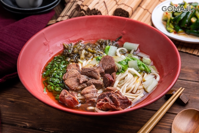 大佳原汁牛肉麵餐點