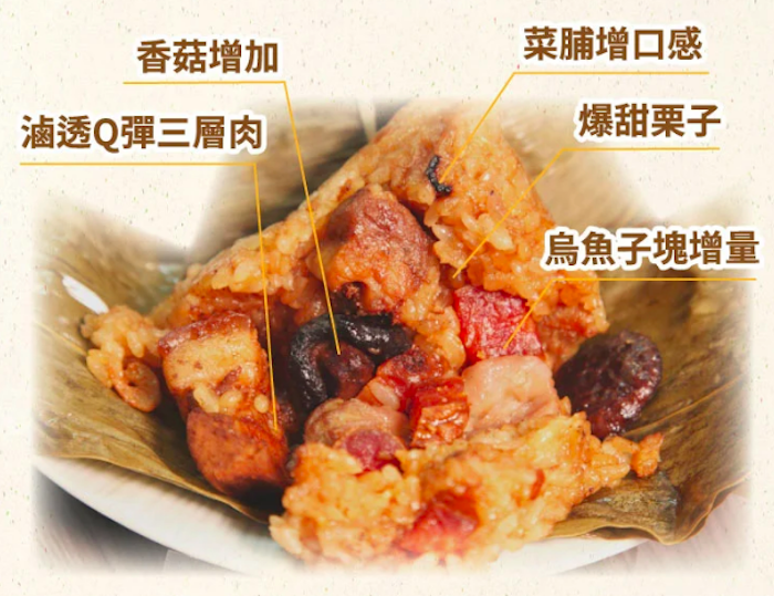 烏金粽金豐年禮盒餐點
