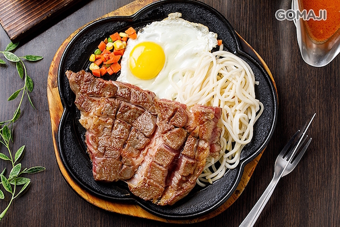 金好佳牛排餐點