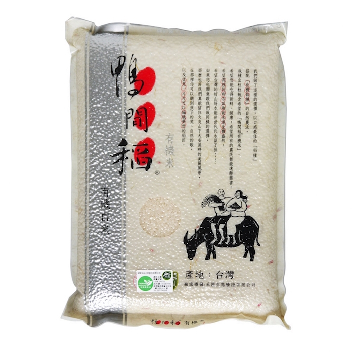 【禾掌屋】鴨間稻有機白米品項