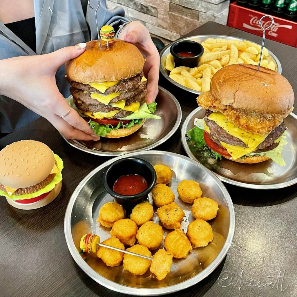 吃堡喝足Burger Shop美式漢堡