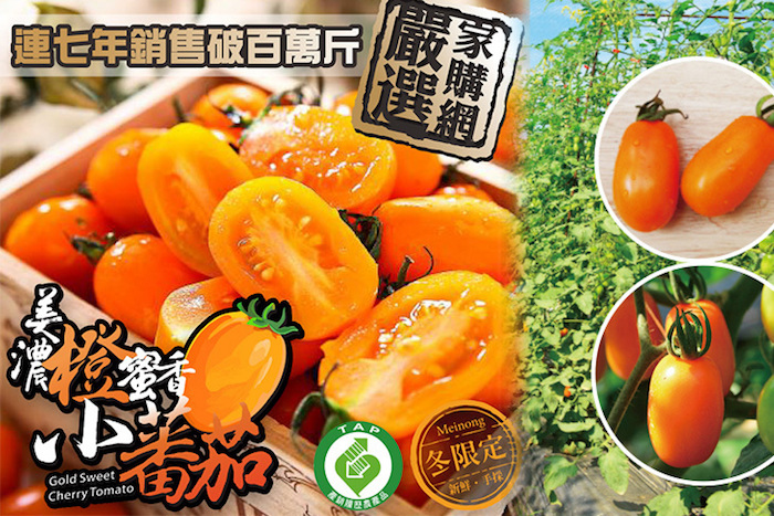 高雄美濃產銷履歷橙蜜香小番茄