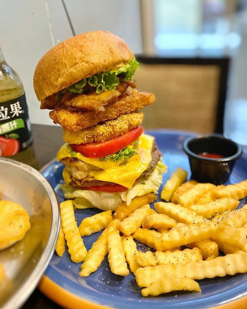 吃堡喝足BurgerShop美式漢堡