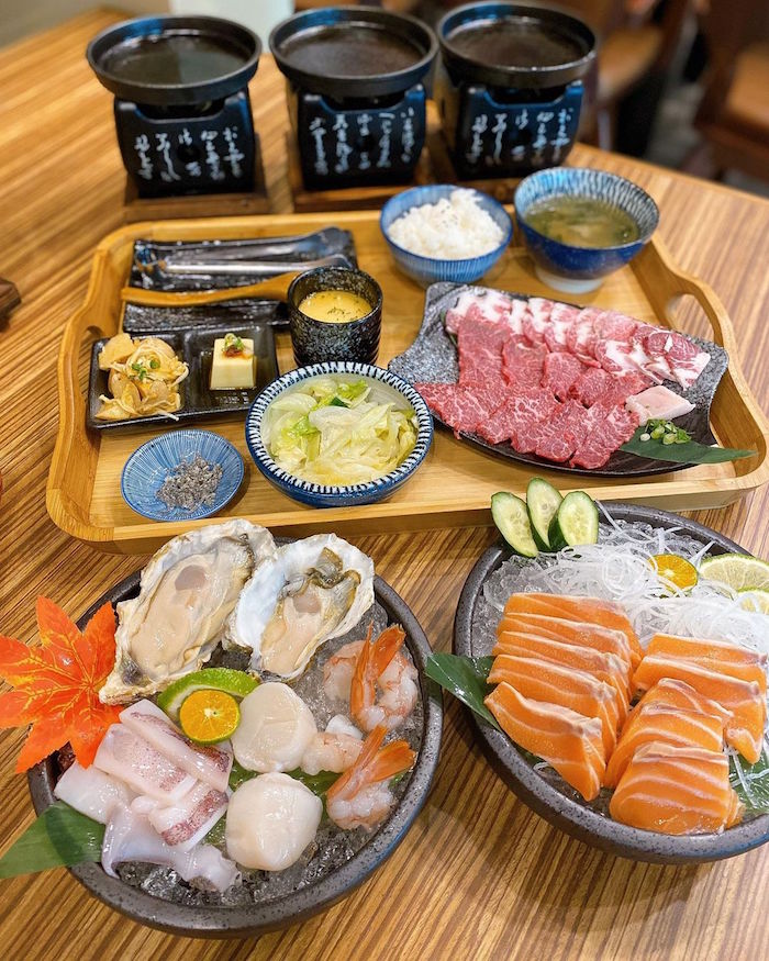 阿彤北和牛 海鮮 燒肉 定食