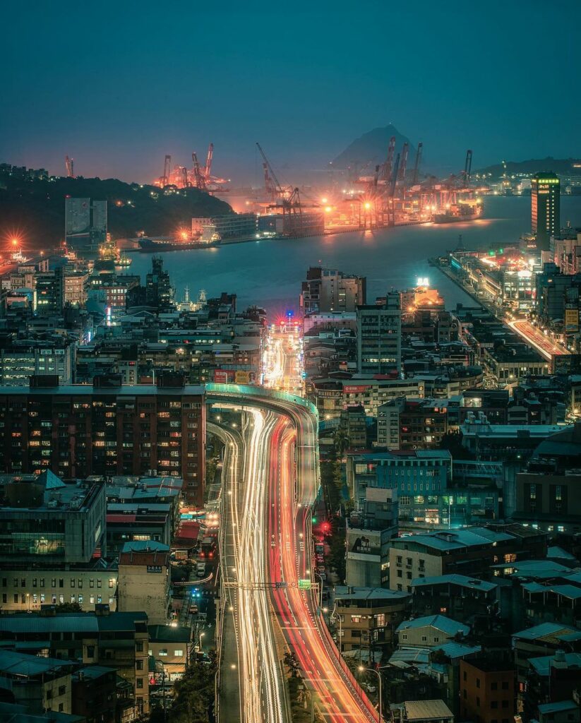 獅球嶺砲臺夜景