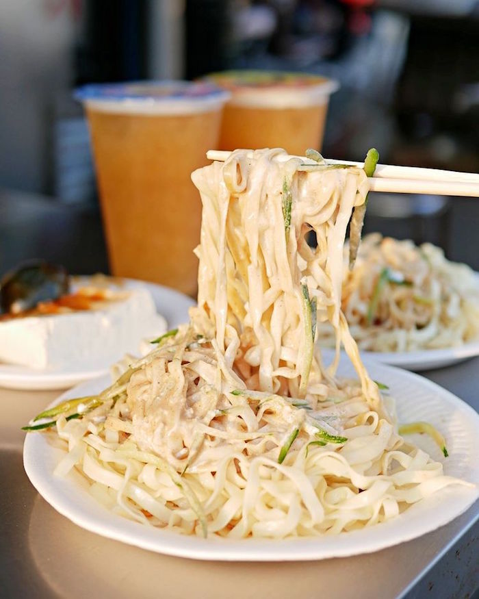 涼麵、四味果汁