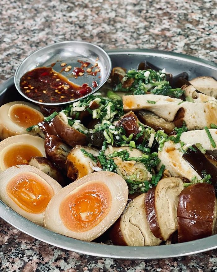 老阿伯現滷豆干
