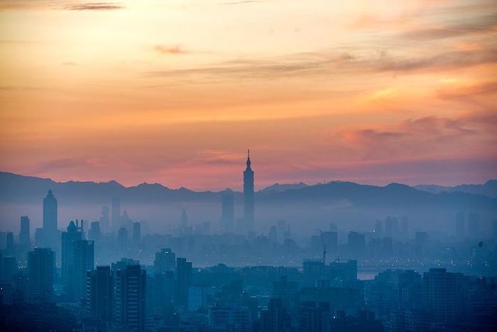 瓊仔湖福德宮夜景