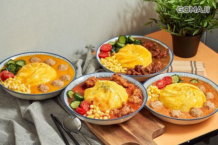 吃家裡濃醬歐姆蛋包飯